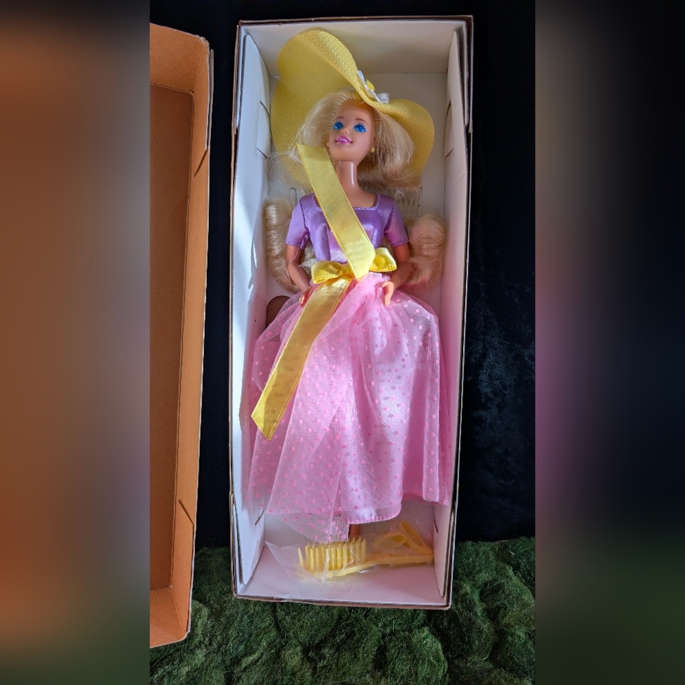Vintage Spring Blossom Barbie® Doll, released by Mattel in 1995.